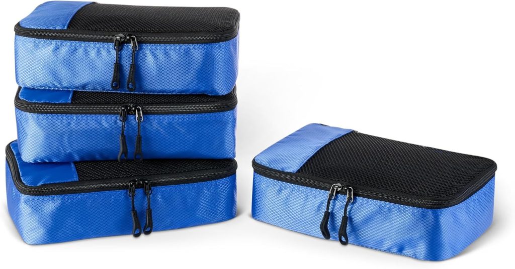 Amazon Essentials 4-Piece Packing Cubes Travel Accessories Set Deal
