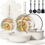 CAROTE Nonstick Cookware Set with Detachable Handles