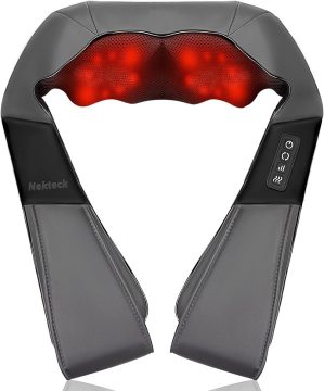 Nekteck Shiatsu Neck and Back Massager with Heat