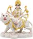 Durga Mata Idol Statue 8.5” Marble Color