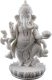 Top Collection Standing Ganesh Statue White Marble 7.5-Inch
